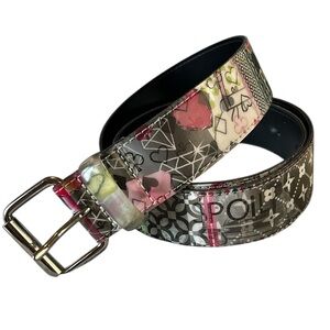 💥Hologram Multicolor Belt, Modernist Belt, Fashion Belt